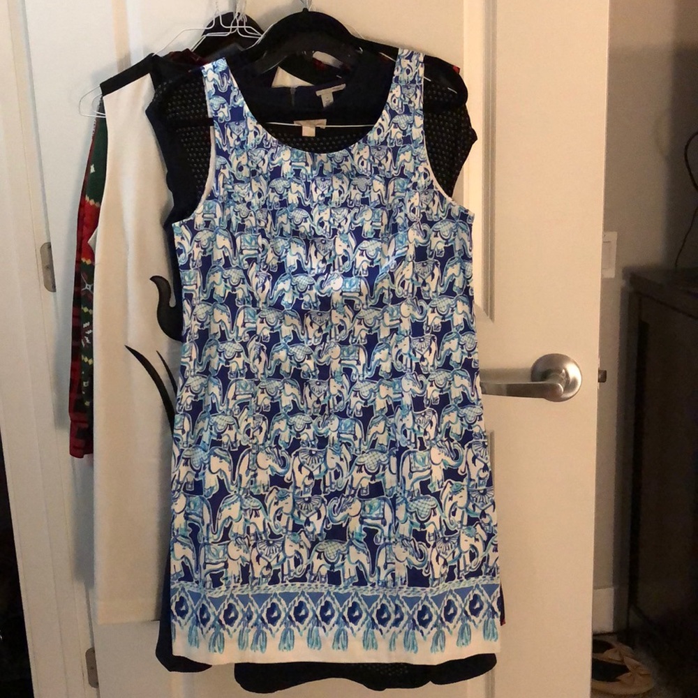 EEUC Lilly Pulitzer Cathy Shift Get Trunky Sz 10